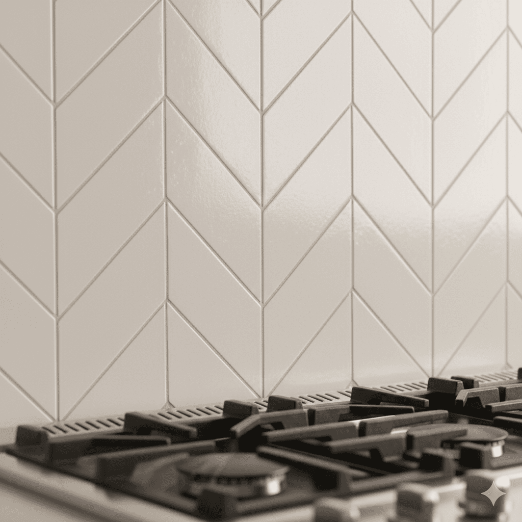 Stove backsplash tiles