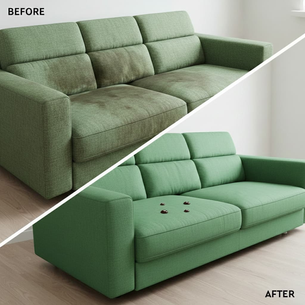 Living room Nano Coating Service | Fabric & Leather coating Invisel